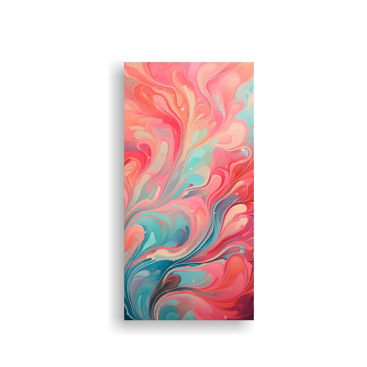 Cuadro Colores Formación De Patrones Giratorios 70x140cm-0