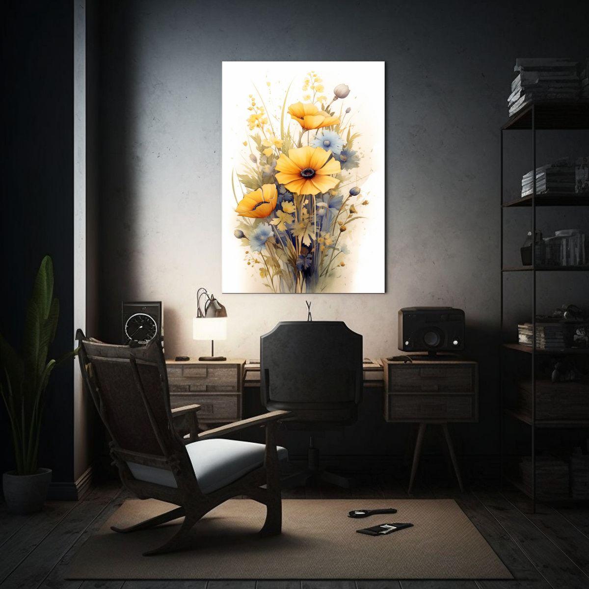 Cuadro Arte De Pared Poderoso Wildflowers 20x30cm-2