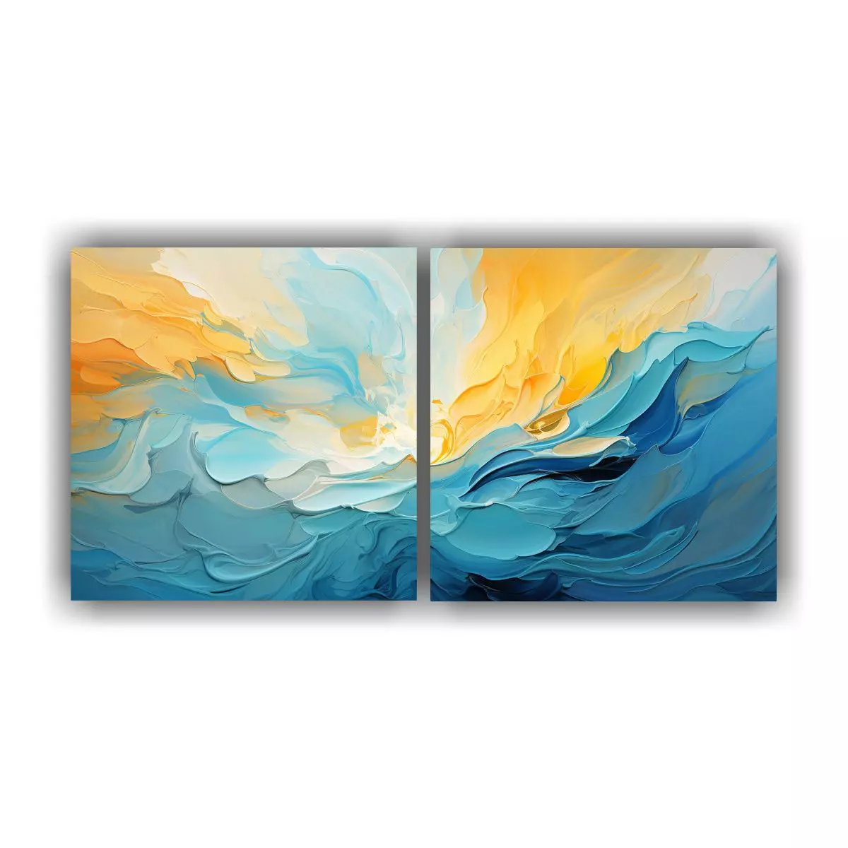 Cuadros Moderno Alegre Solarpunk Colores 140x70 Cm-0