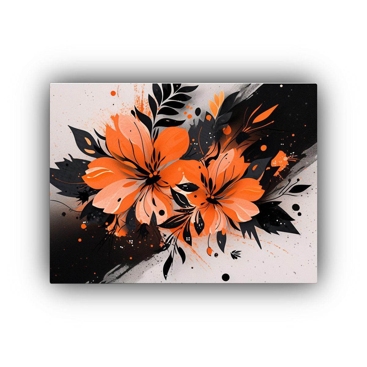 Lienzo De Tela Composición Única En Colores 45x30 Cm-0