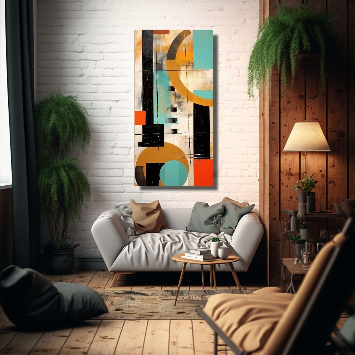 Pintura De Arte De Pared Abstracto Estilo Street 50x100 Cm-2