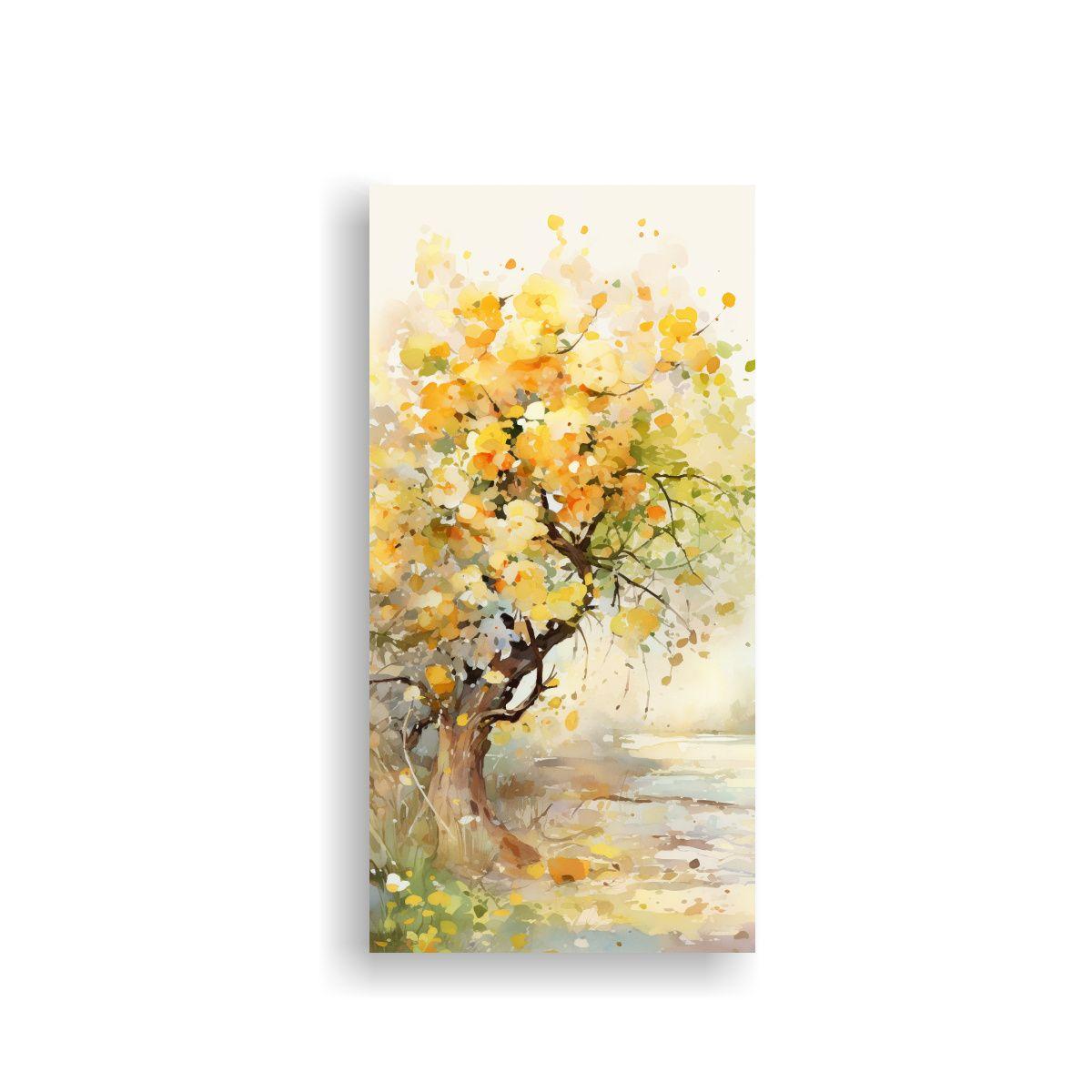 Pintura Abstracta Arte Expresión Exclusivo Árbol 50x100cm-0