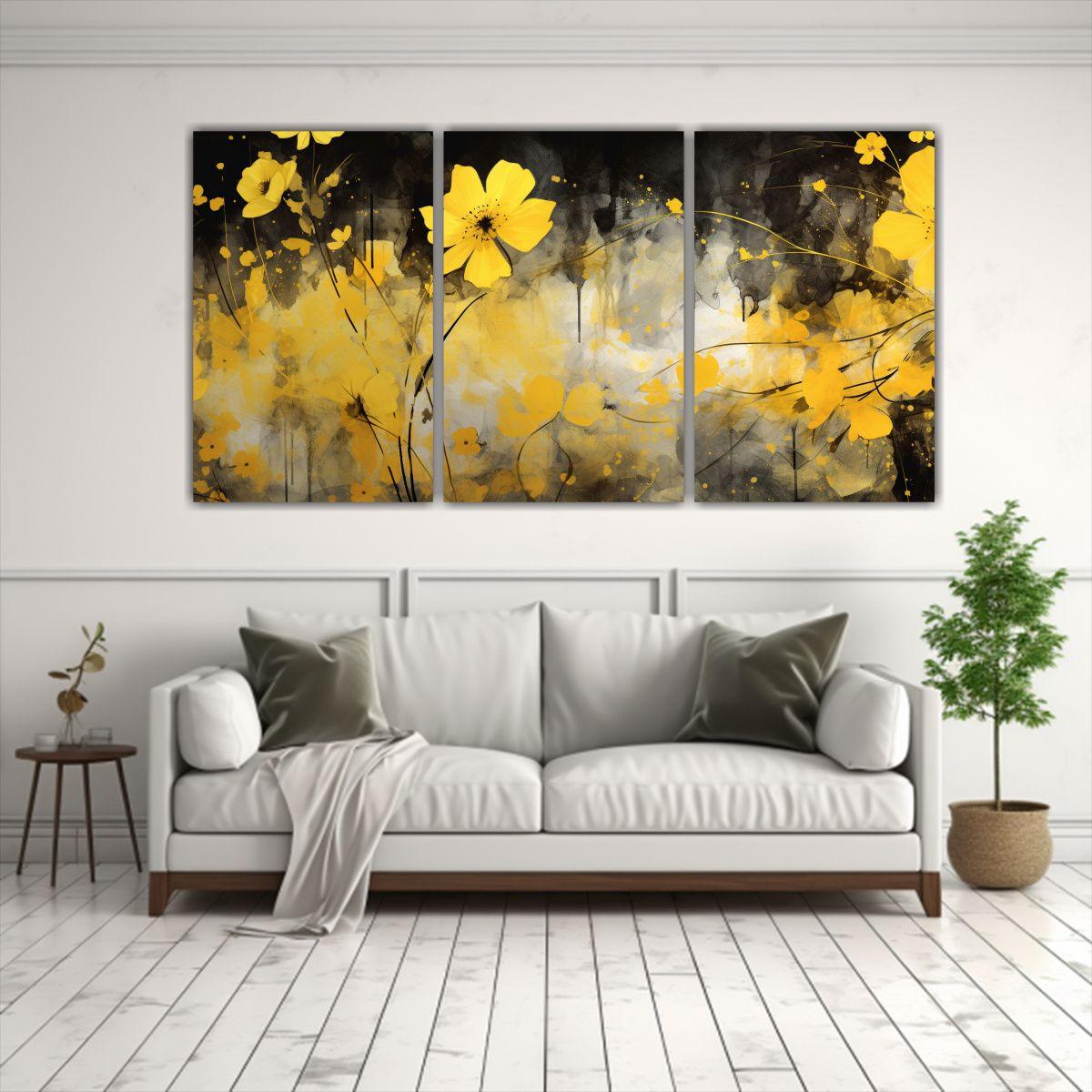 Pinturas Decorativas Modernas De Estilo Neonoir 150x75 Cm-2