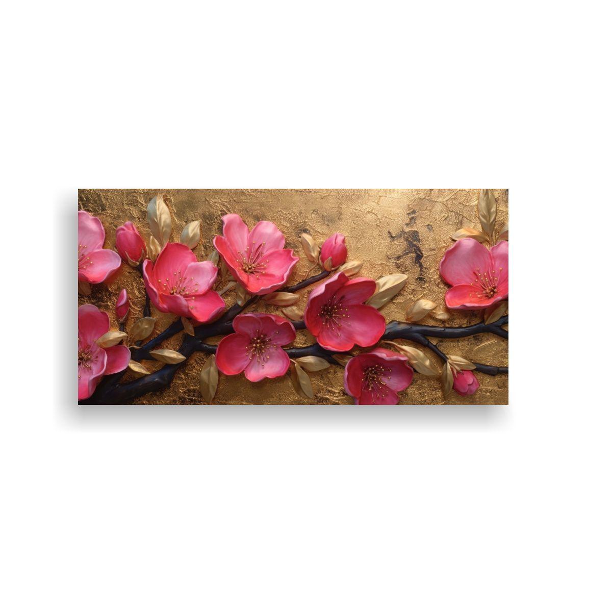 Cuadro Decorativo Vintage Con Lienzo Colorido Y 120x60cm-0