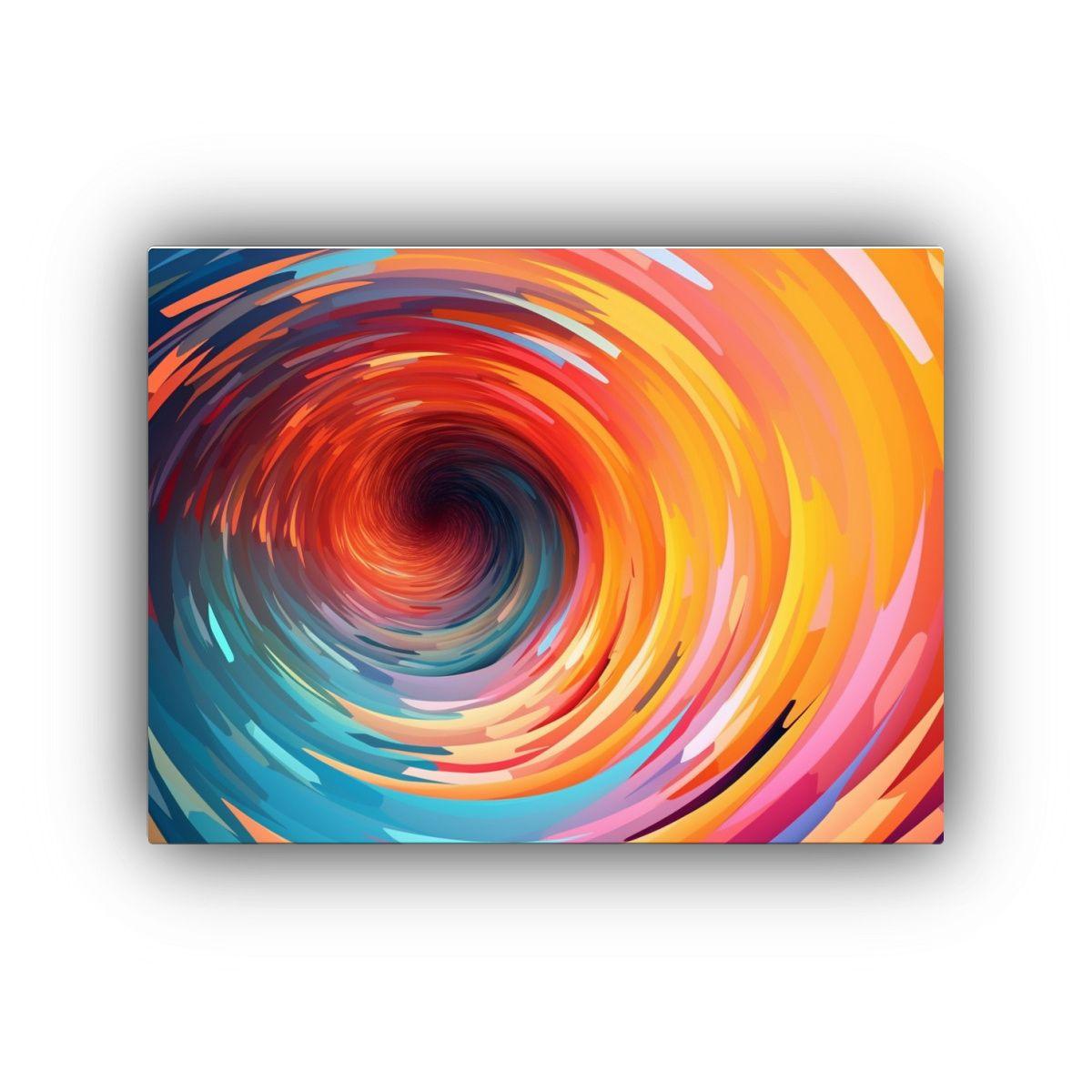 Cuadro Abstracto Económico Vórtice: Viaje Por Dimensiones  90x60cm-0