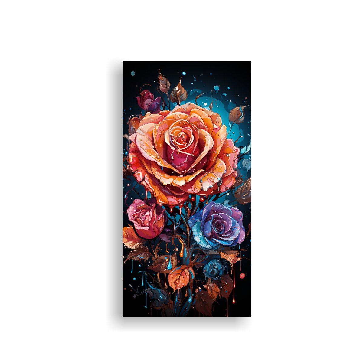 Pintura Decorativa Horizontal De Estilo Graffiti 60x120cm-0
