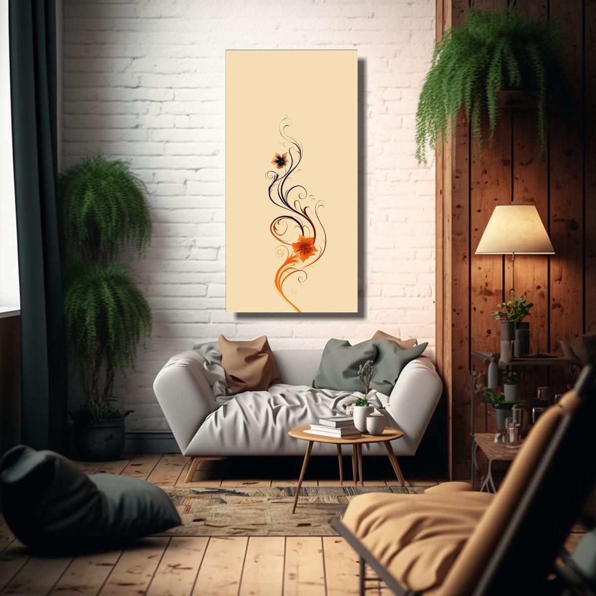 Cuadro Pintura Naturaleza Viva 80x160cm-2