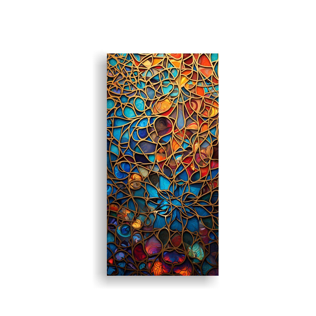 Pinturas De Arte De Pared Inspiradas En Mosaicos 40x80cm-0