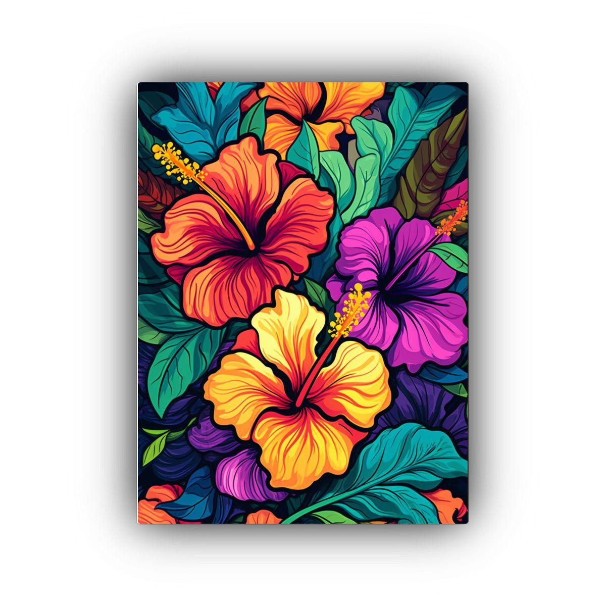 Lienzo Decorativo Perspectiva Colorida Y Vívida 30x45cm-0