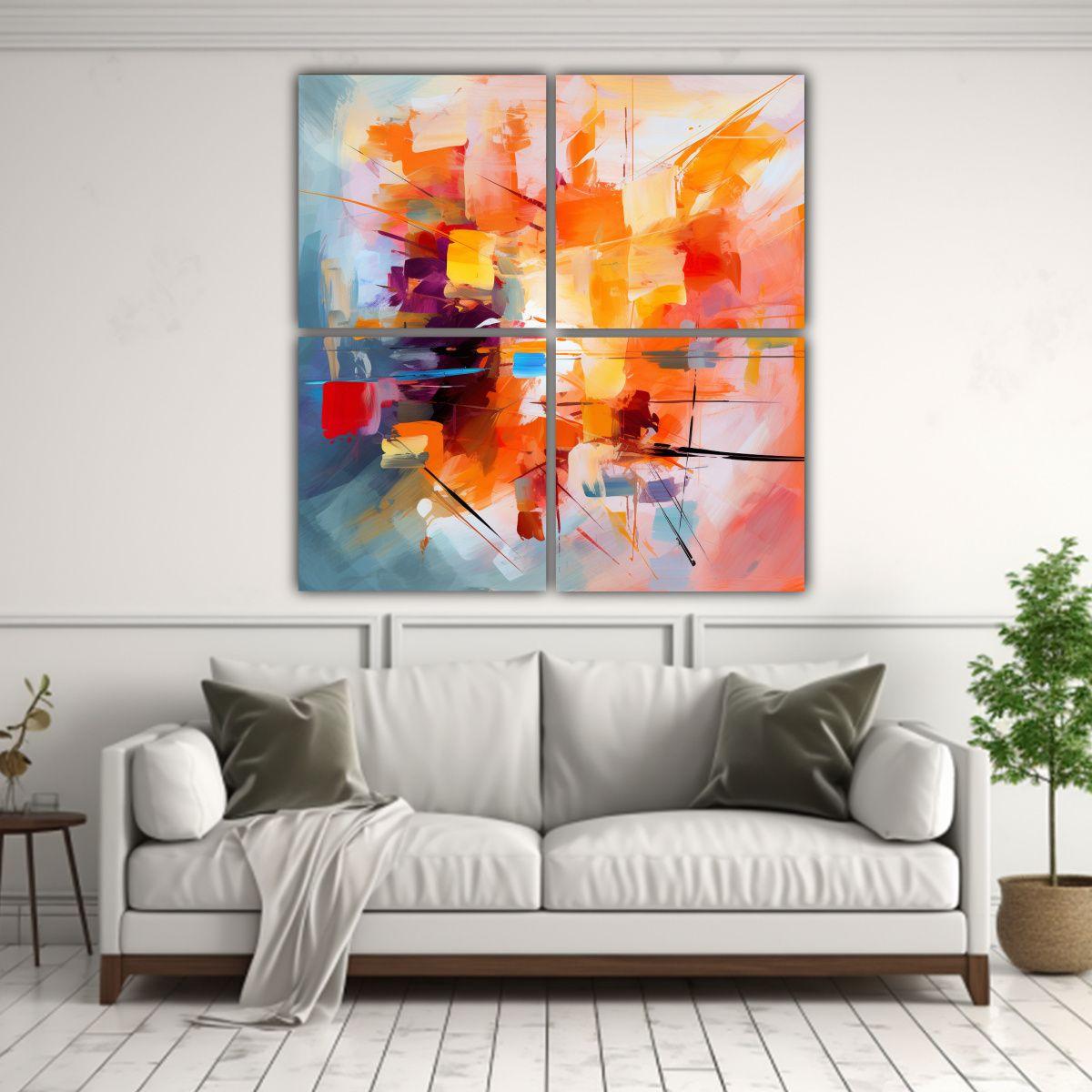 Pinturas Decorativas De Temáticas De Diseño De 160x160 Cm-2