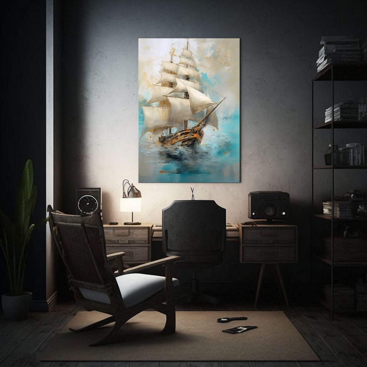 Cuadro Artístico De Diseño Para Baño En 30x45cm-2
