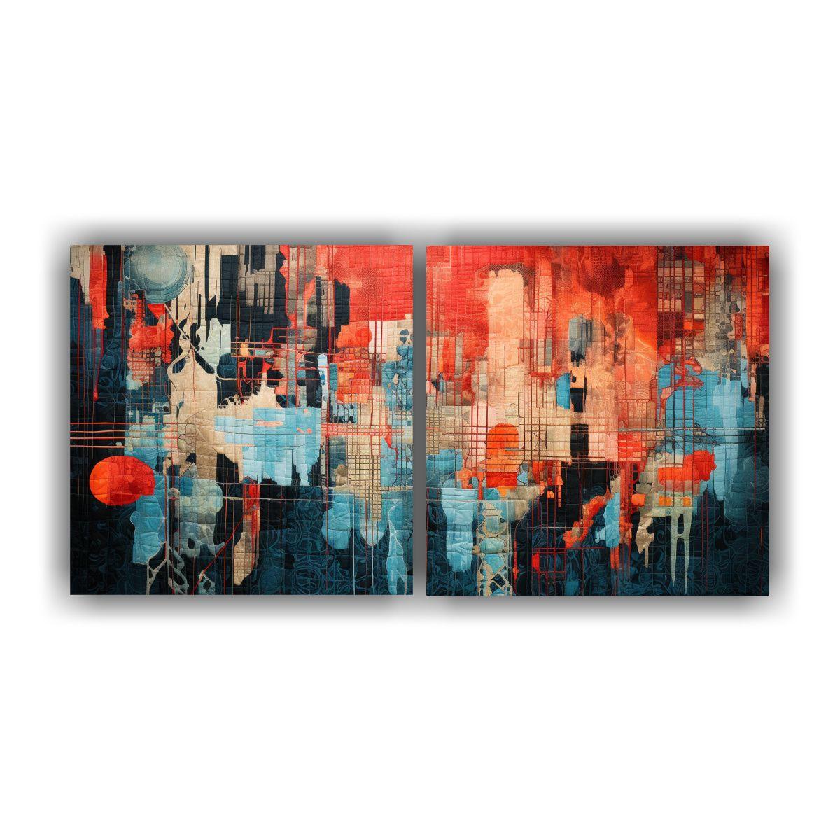Pinturas Decorativas De Composiciones Acuarela 160x80 Cm-0