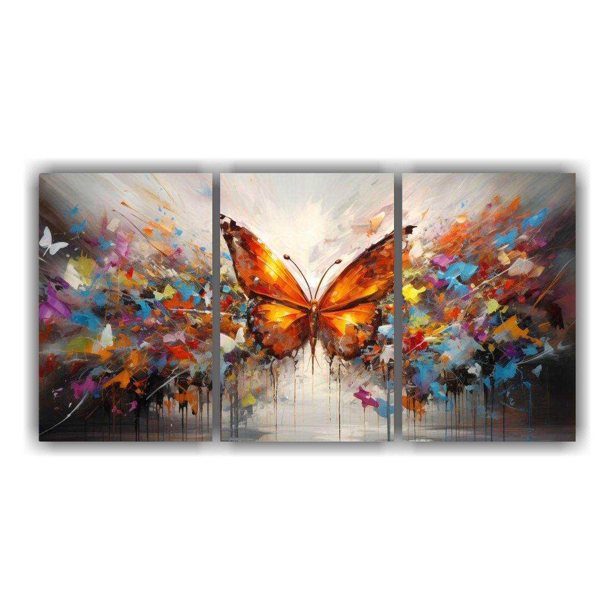 Pinturas De Mariposas Abstractas Para Decoración 240x120 Cm-0