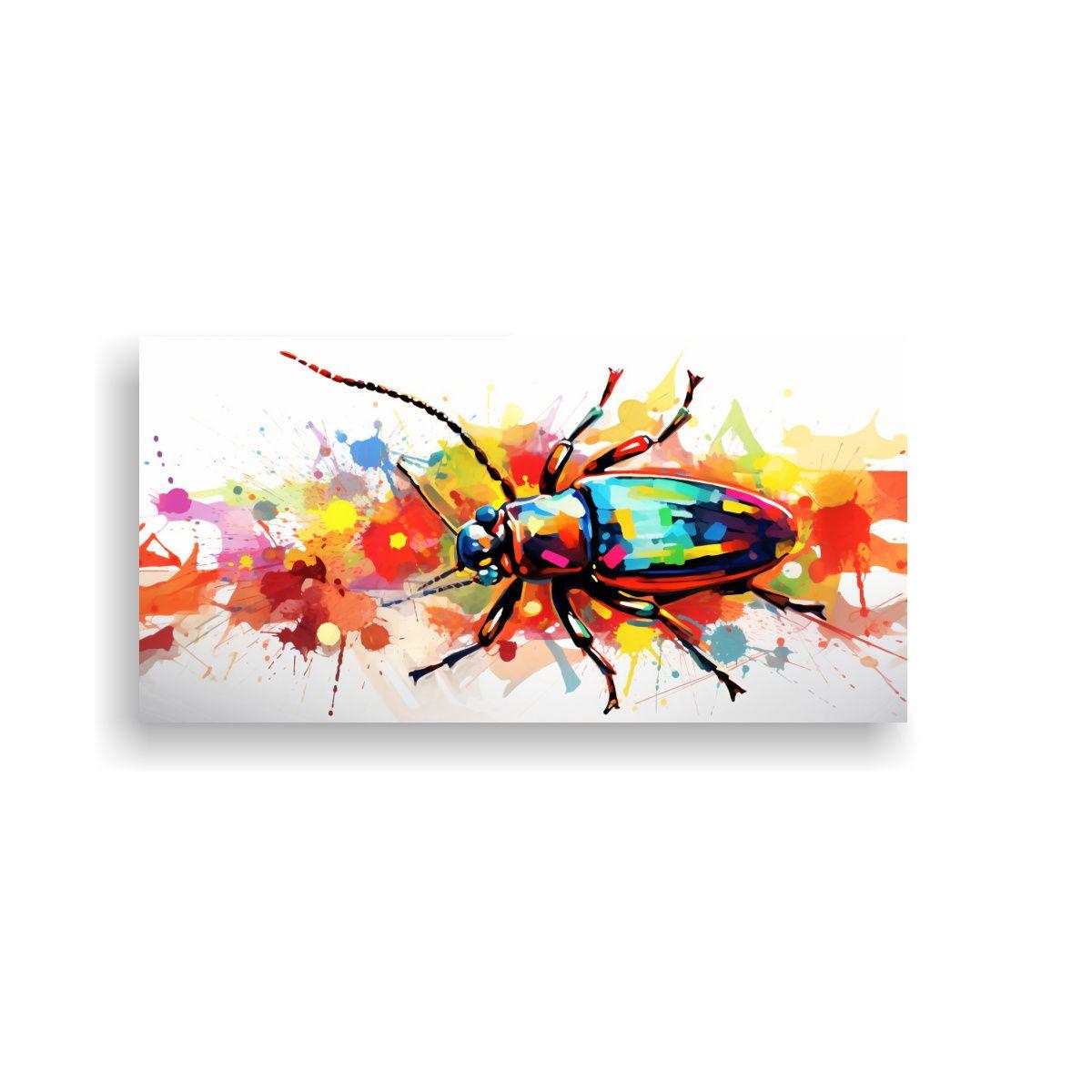 Cuadro Galería Insecto En Colores Suavemente Satu 80x40cm-0