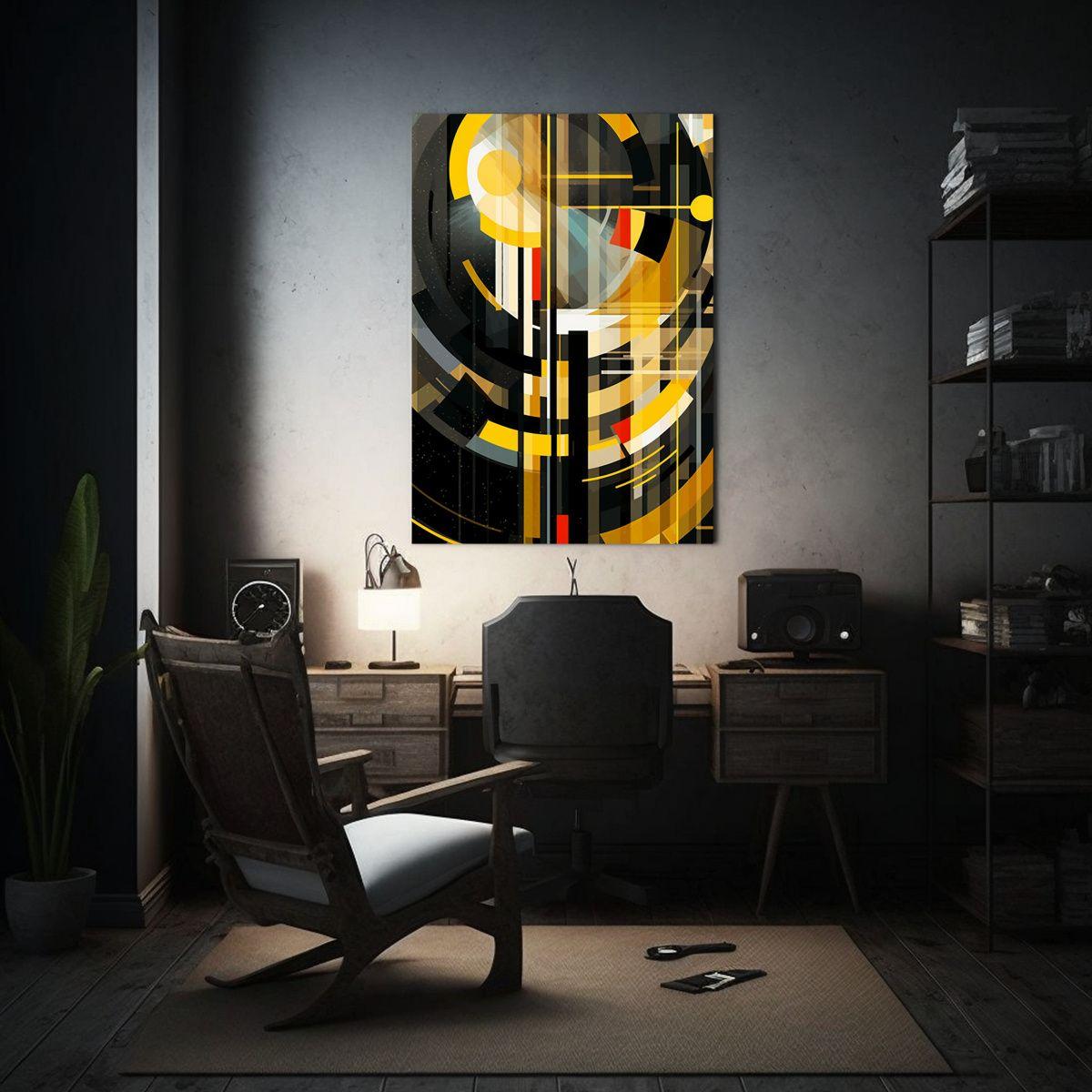 Cuadro Creativo Con Gama De Colores En Un Tornado 80x120cm-2