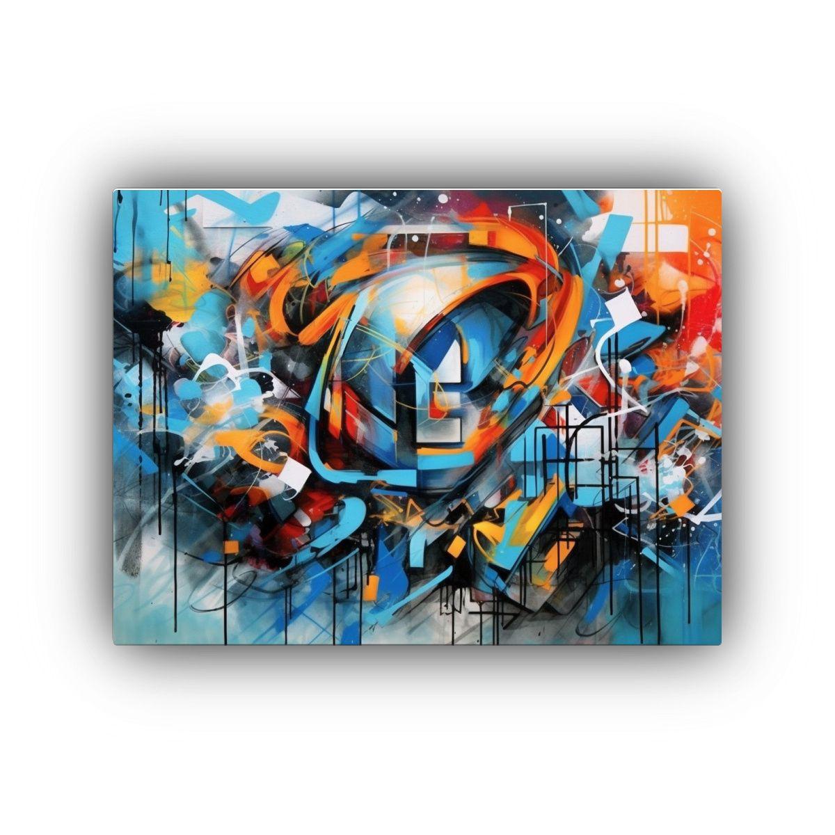 Estilo único De Artista Urbano En Pinturas Decorativas 65x50cm-0