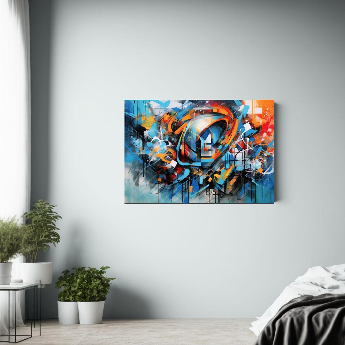 Estilo único De Artista Urbano En Pinturas Decorativas 65x50cm-2