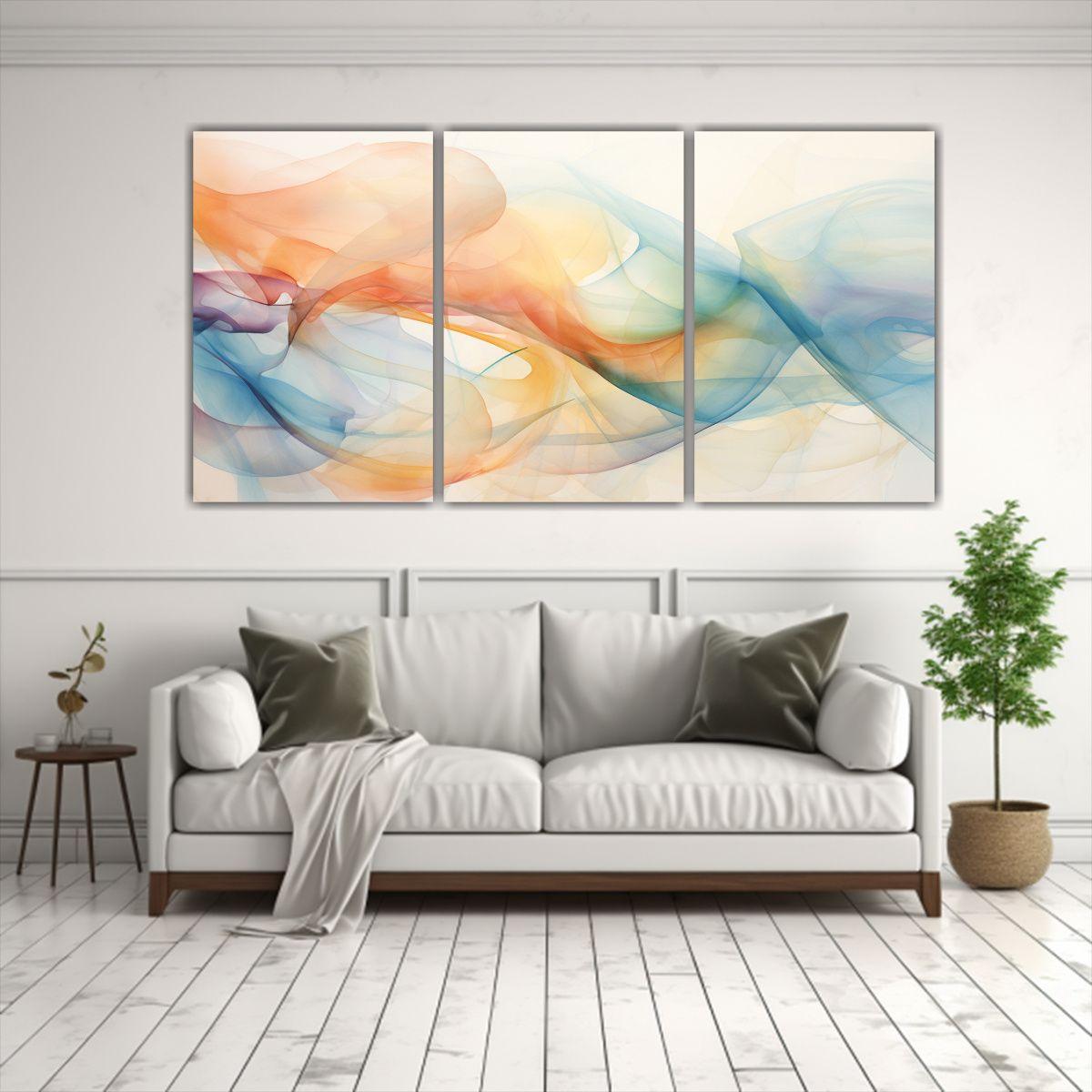 Cuadro De Arte De Pared Compuesto De Patrones 180x90 Cm-2