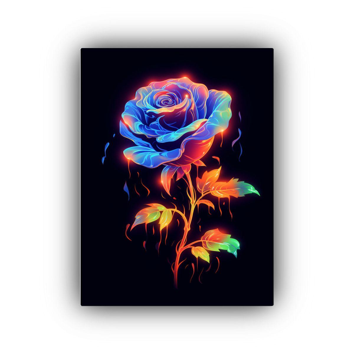 Lienzo De Tela Con Espectacular Calidez Y Rosa 50x65cm-0