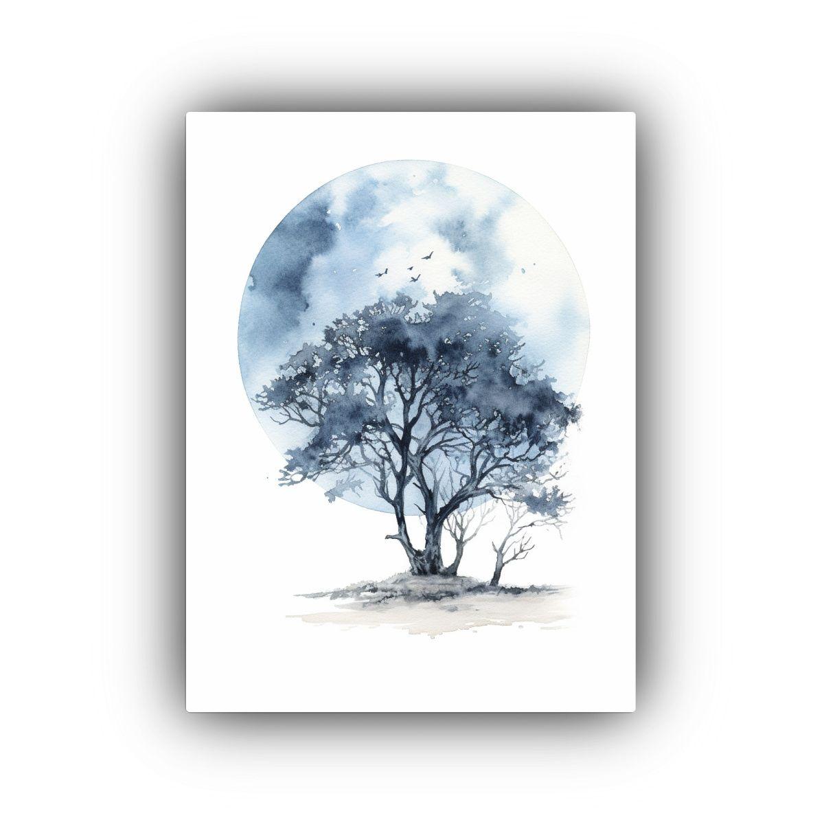 Lienzo Vintage Con Pintura De Decoración 80x120cm-0