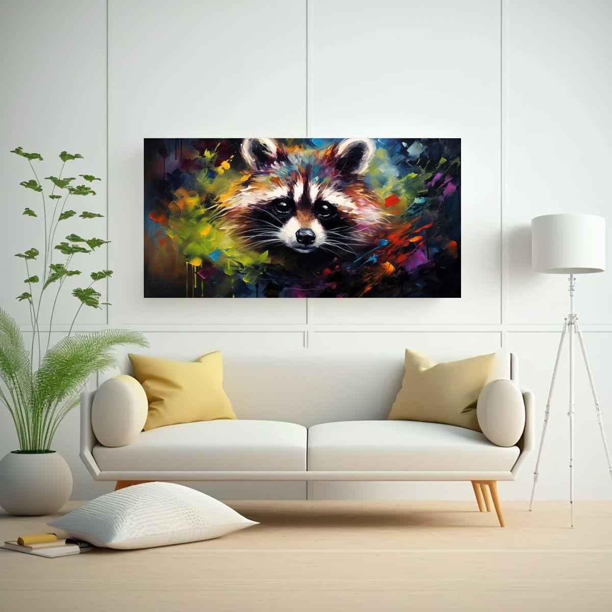 Pintura De Pared Impresa De Estilo Colorido De Pin 80x40cm-2