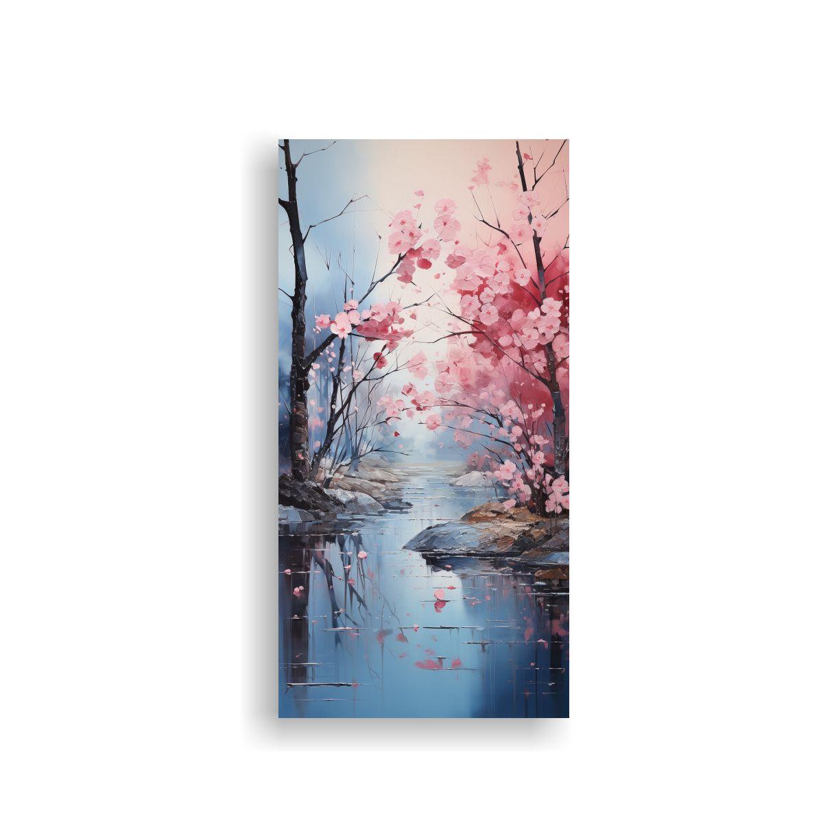 Tela En Bastidor Impreso Para Cuarto De Pintura 20x40 Cm-0