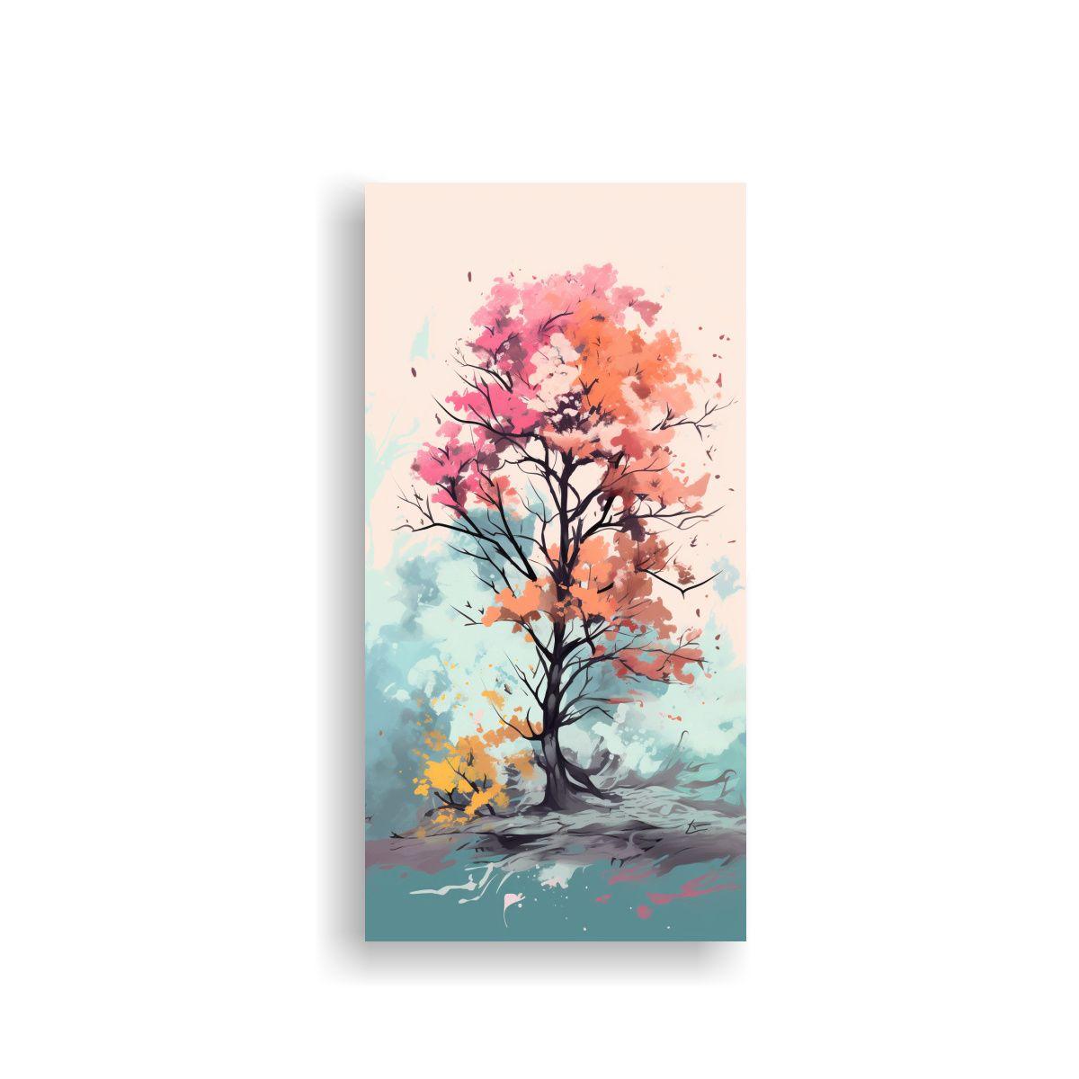 Pintura Decorativa De Un Majestuoso Lienzo 20x40cm-0