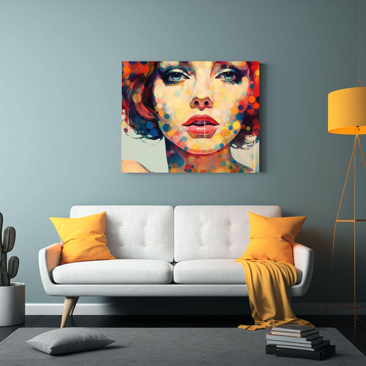 Pinturas Decorativas Experimentales De Arte De Pared 30x20cm-2