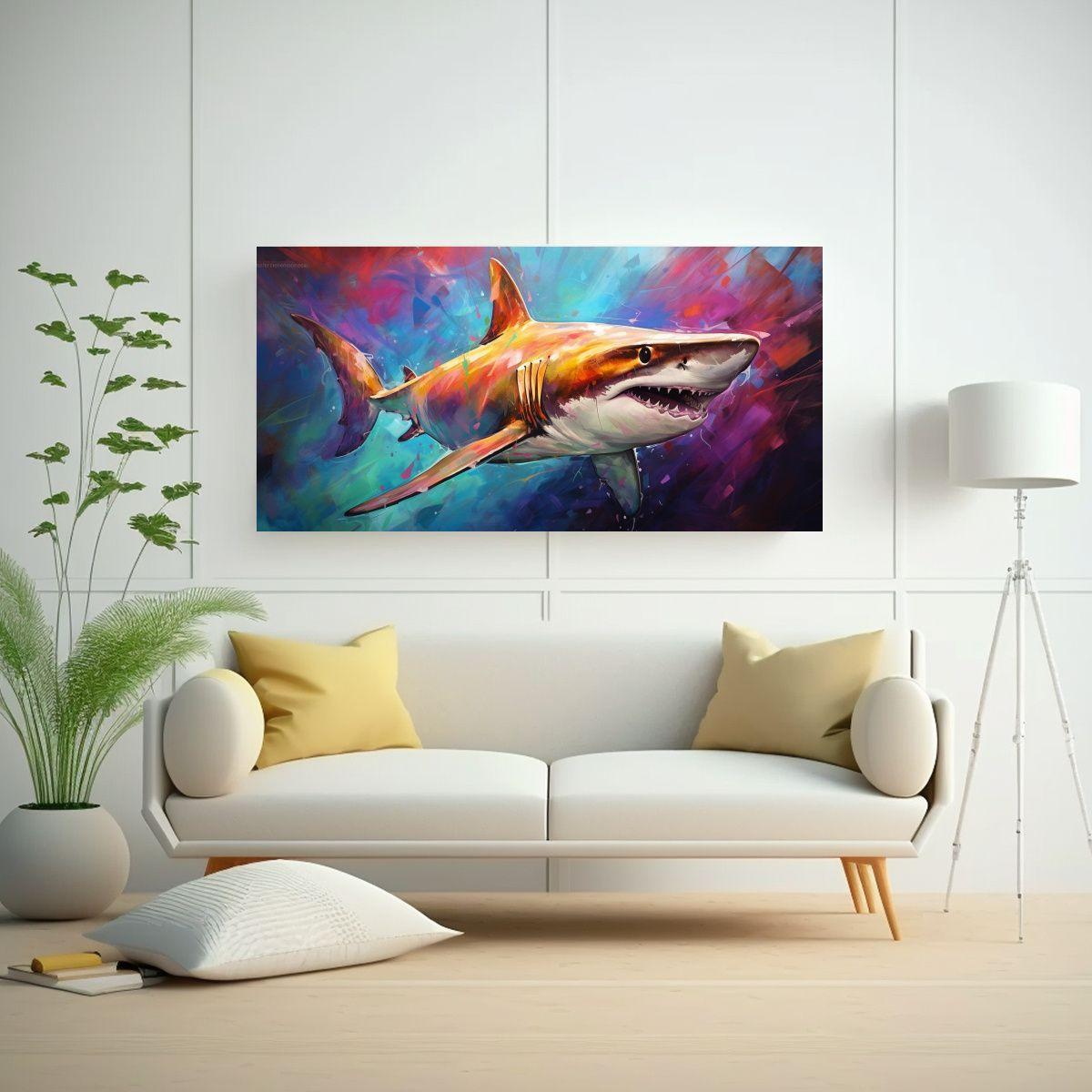 Pintura En Estilo óleo Estilo Martillo Colorido 140x70cm-2