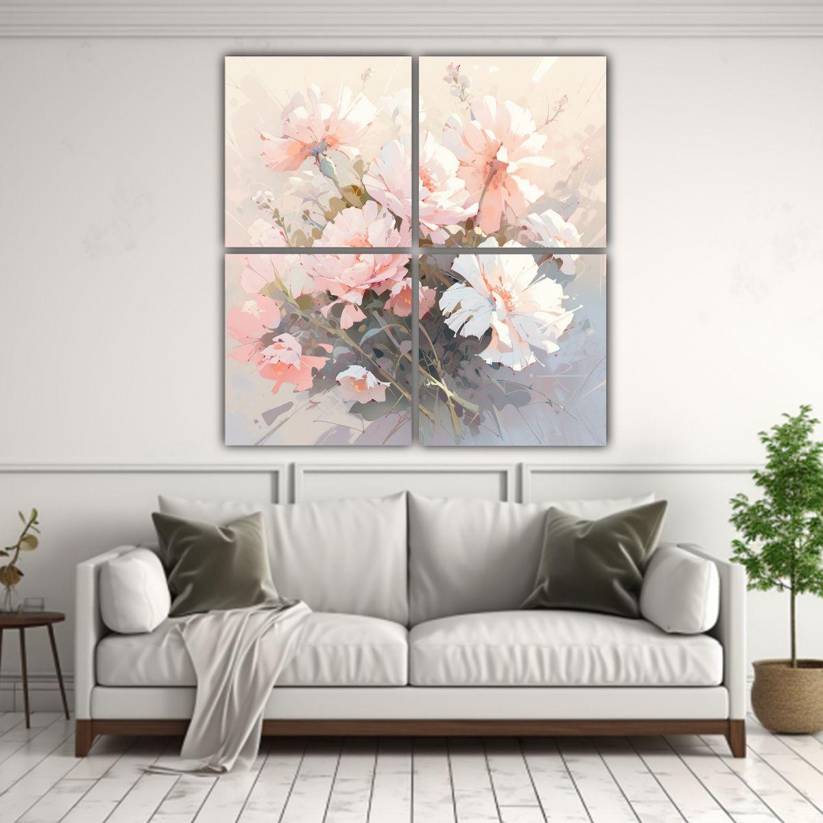 Pinturas Decorativas En Bastidor Telas En Colores 200x200 Cm-2