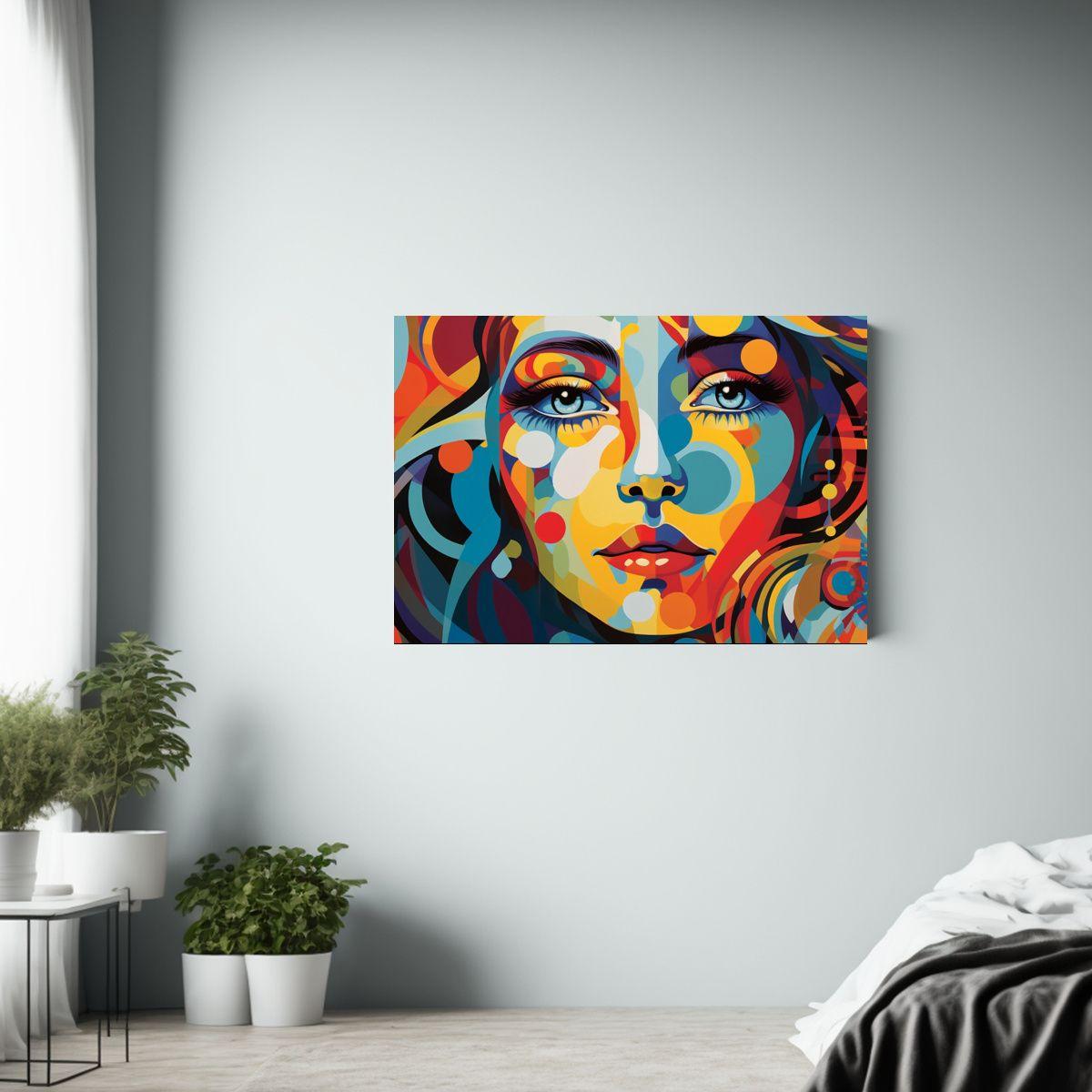 Pinturas Decorativas Neocromáticas Inspiradoras Con Protago 45x30cm-2