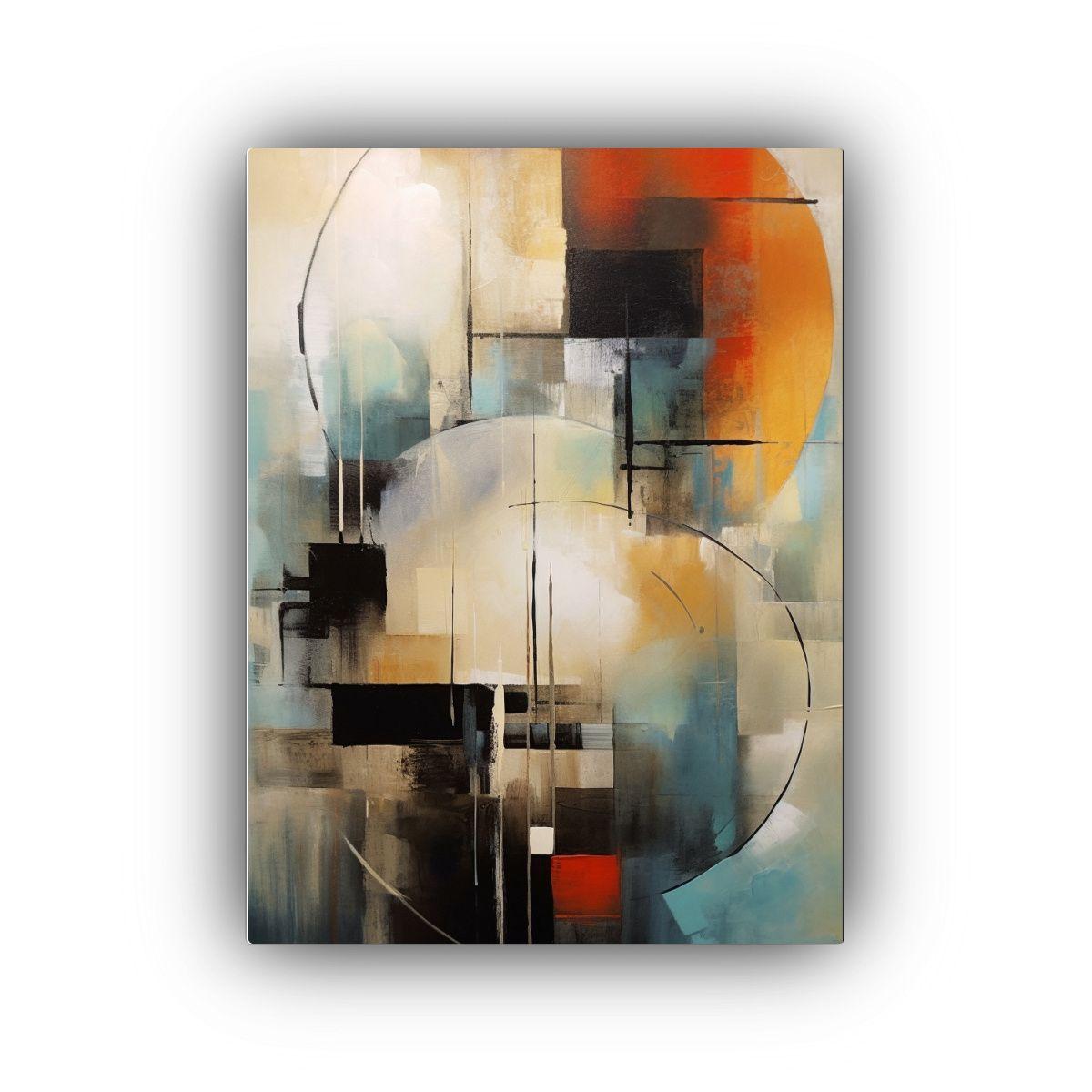 Pintura Abstracta Clásica Hermosa 20x30cm-0