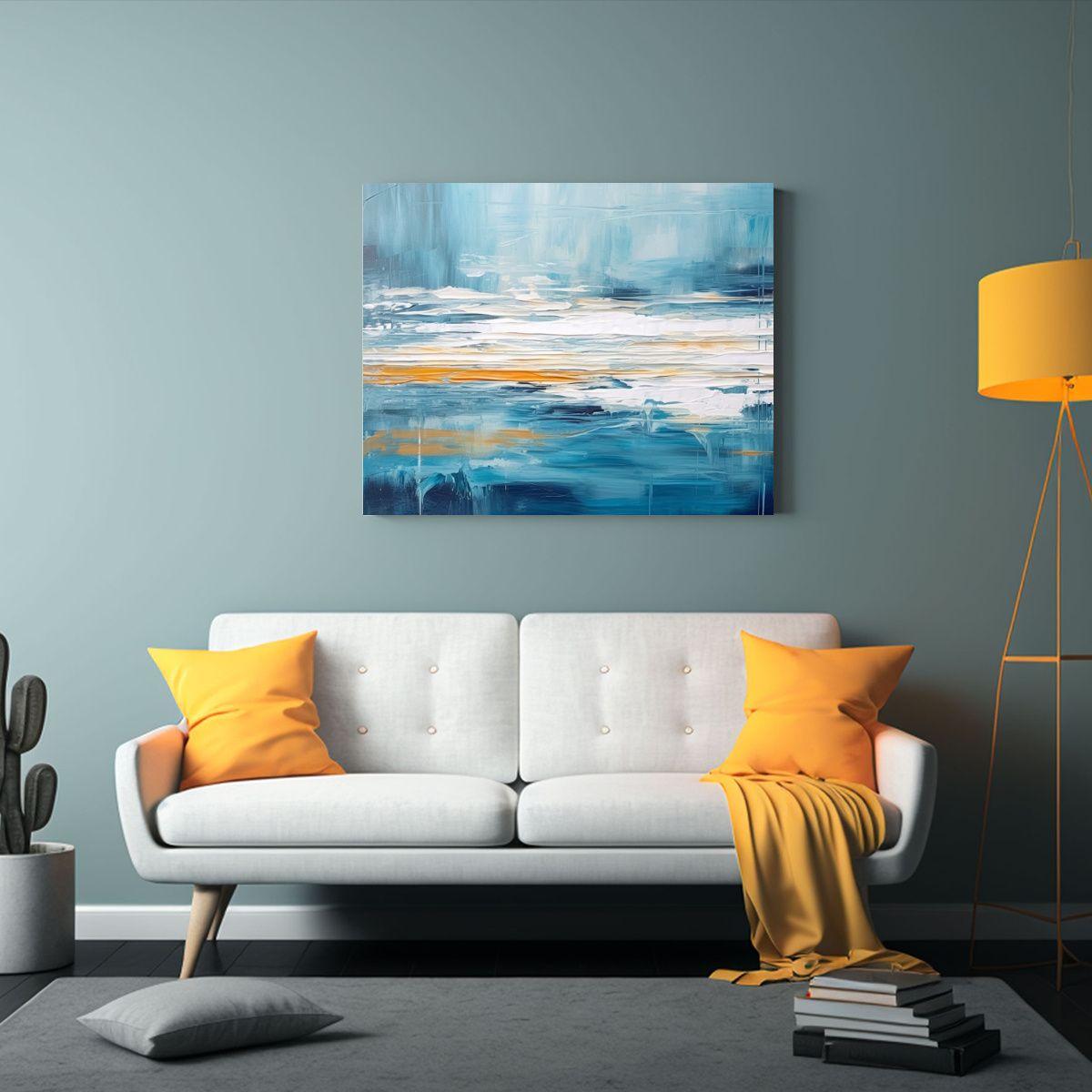 Cuadro Abstracto: Composición Dinámica De Costa Sutil 120x80cm-2