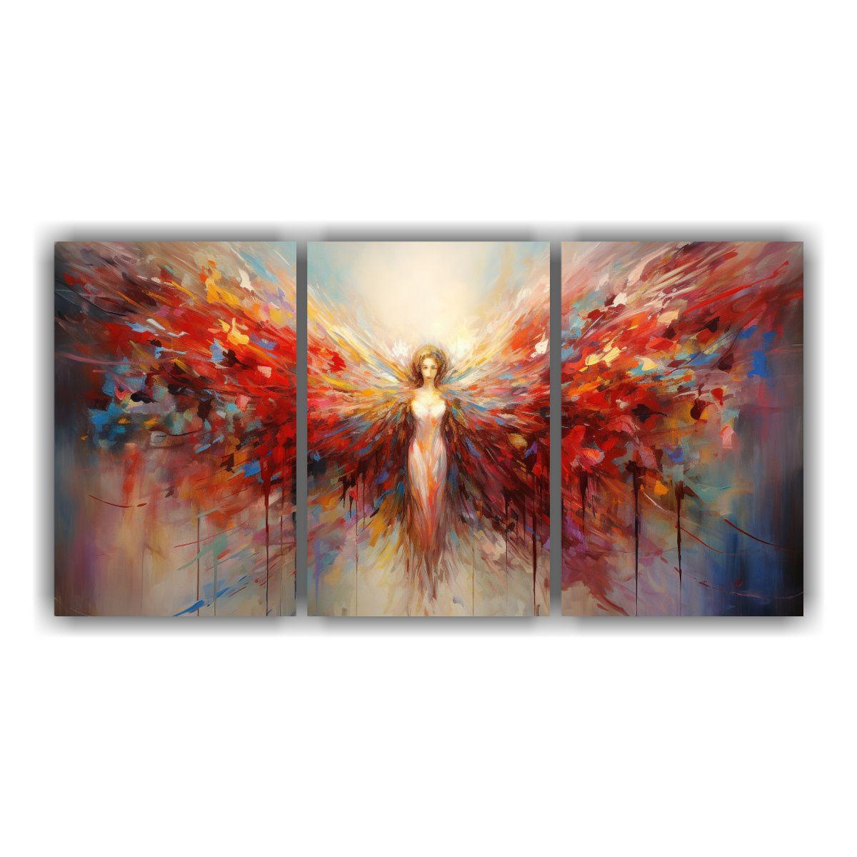 Pinturas Abstractas De ángeles Como Regalo 60x30 Cm-0