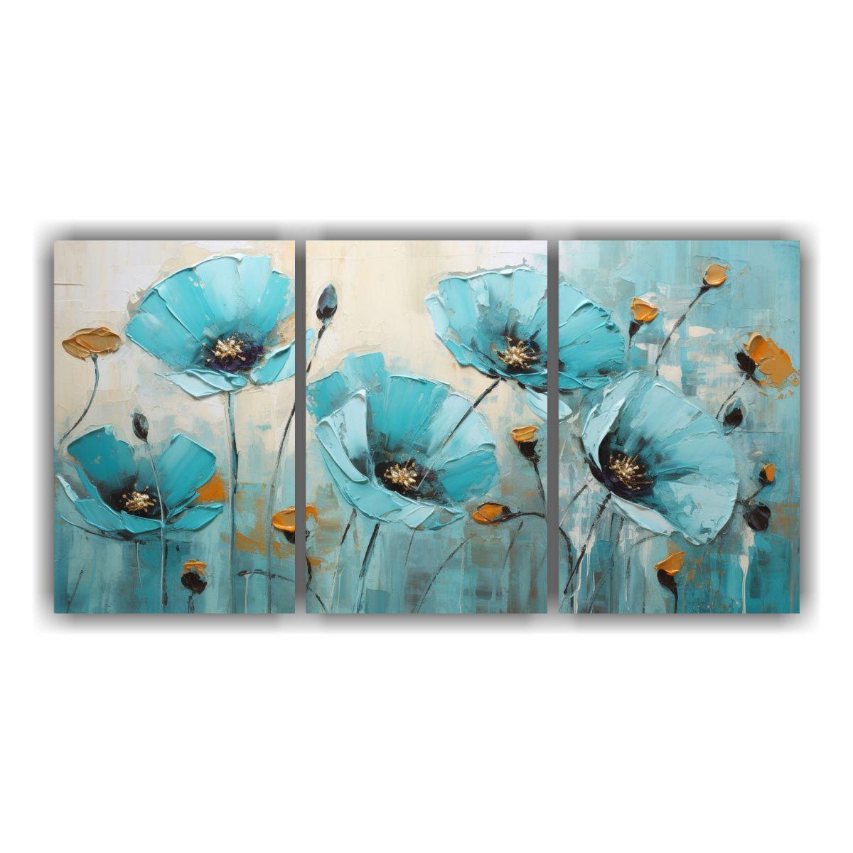 Conjunto 3 Cuadros Inspirador En Estilo 240x120 Cm-0
