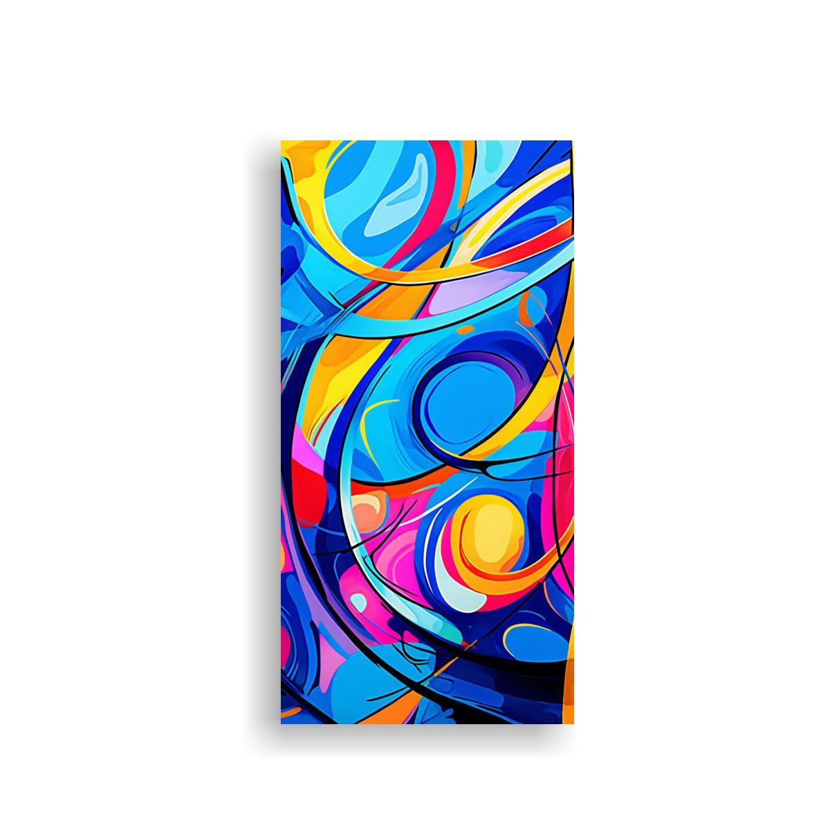 Pintura Abstracta De Profundidad Crea Un Diseño 50x100cm-0