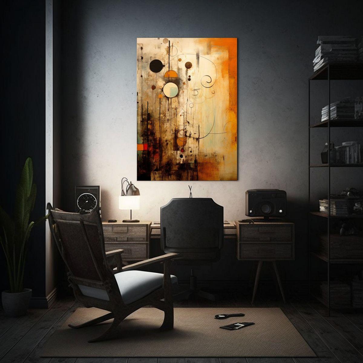Pinturas Decorativas Arte Imagen Equilibrio Arte Abstracto I 60x90cm-2