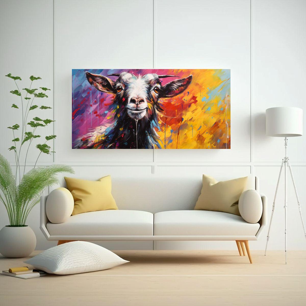 Pintura Al Estilo óleo Con Intensidad De Color De 40x20cm-2