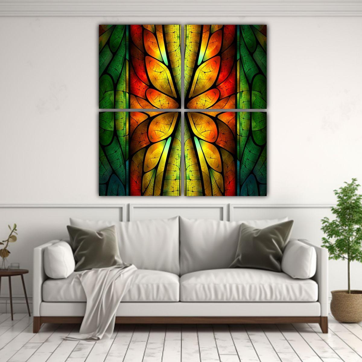 Pinturas Decorativas De Tela Con Textura 100x100 Cm-2