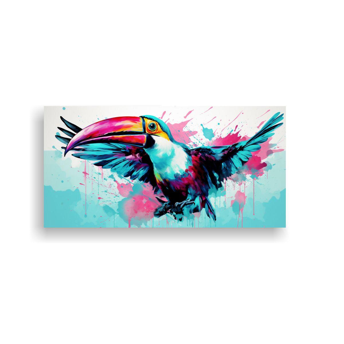 Cuadros Decorativos De Diseño Barato Con Tucanes 80x40cm-0