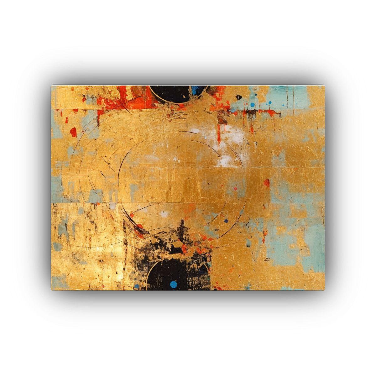 Cuadro Abstracto Contemporáneo: Historia De Ko Same 50x40cm-0