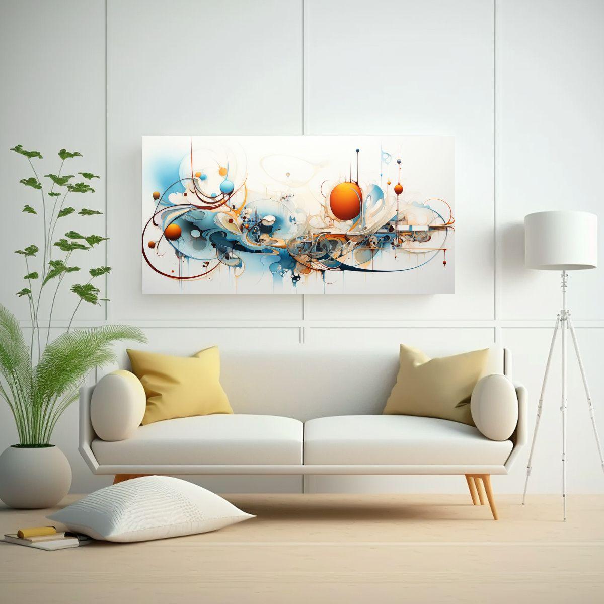 Pinturas Abstractas Para Decorar Con Belleza En 60x30 Cm-2