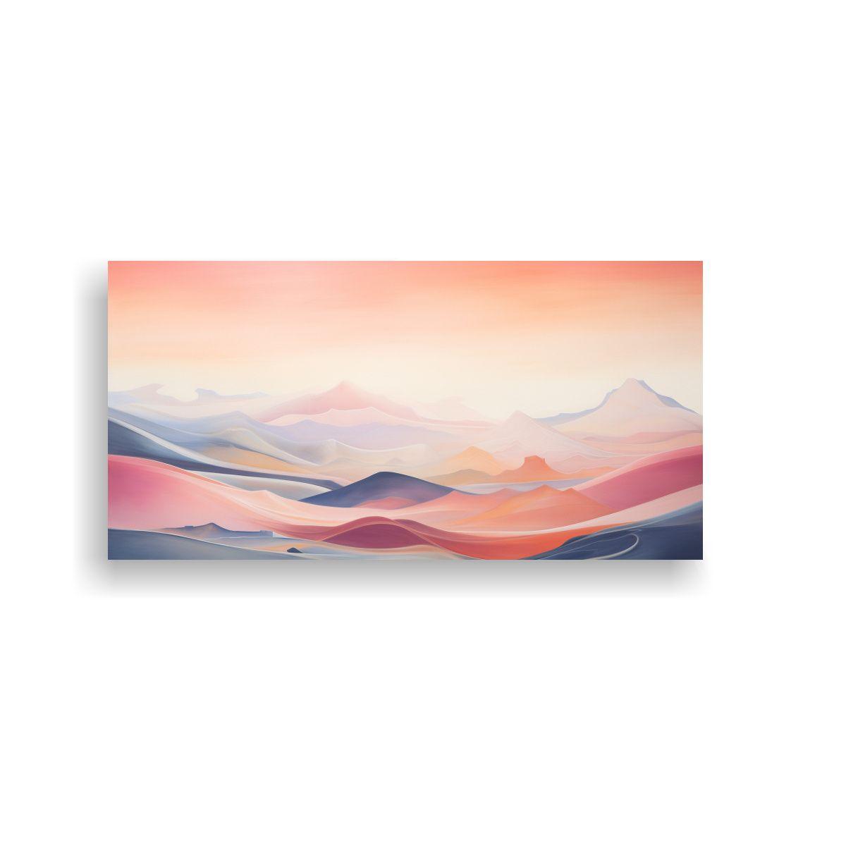 Paisaje Abstracto Amanecer Figura Decorativa Para 160x80 Cm-0