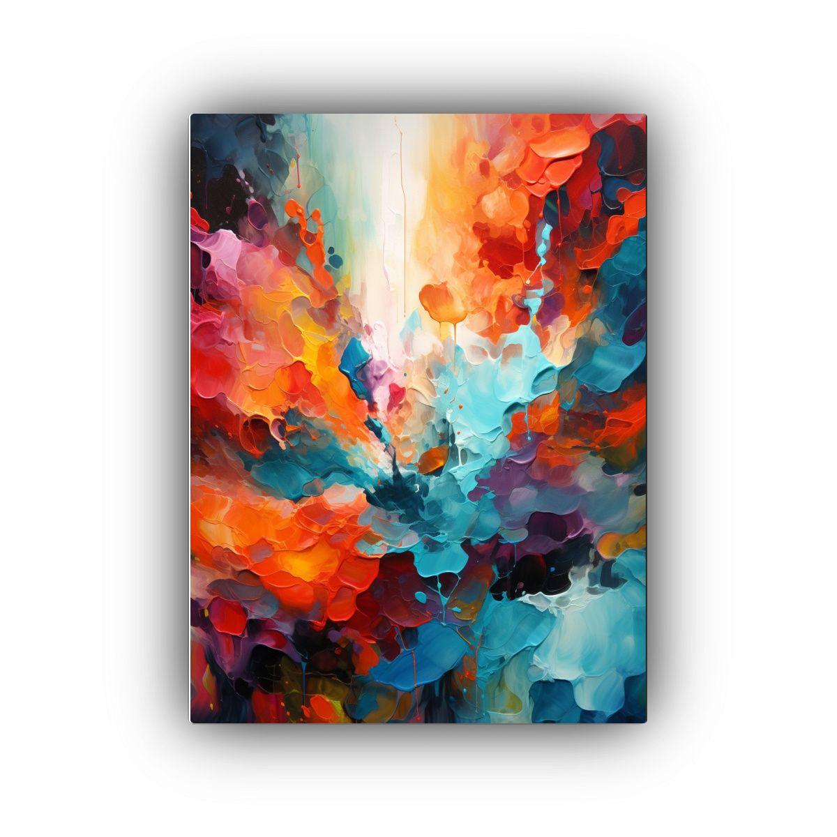 Pinturas Abstractas Minimalistas Arte Calidos 30x40cm-0
