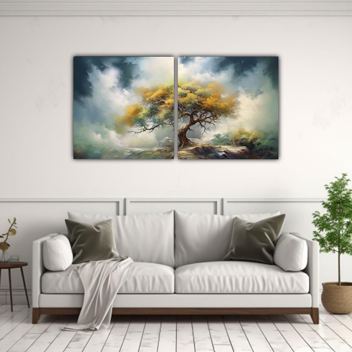 Pintura Abstracta De Alto Detalle Estilo óleo: 160x80 Cm-2