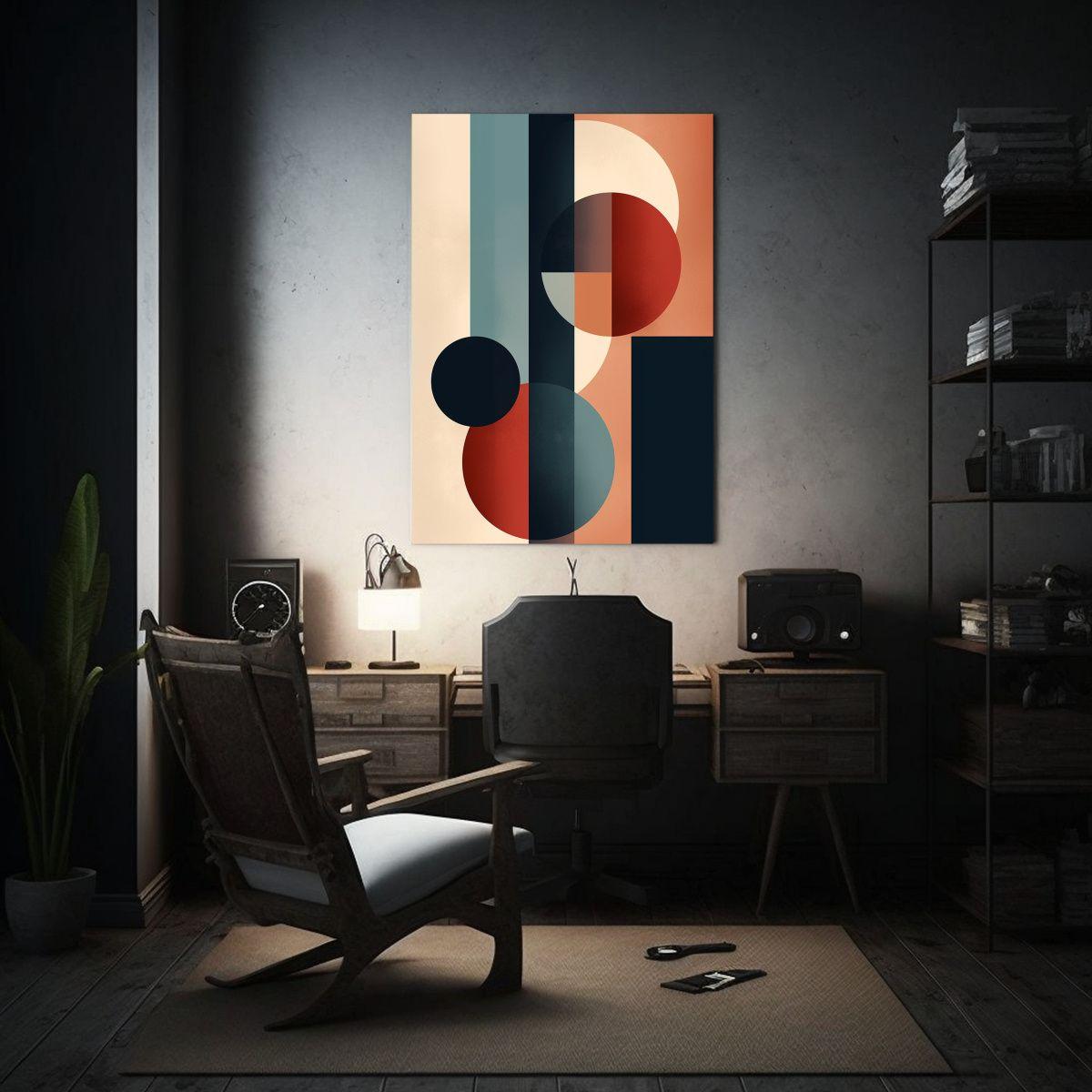 Composición Abstracta Contemporánea Equilibrada 80x120cm-2