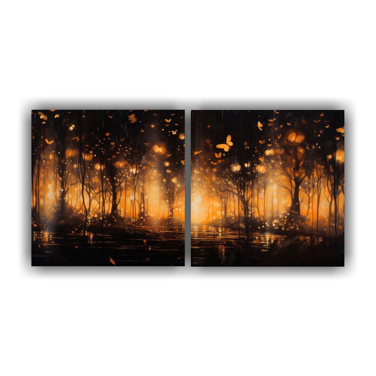 Pintura De Pared Con Movimiento único: Baile 80x40 Cm-0