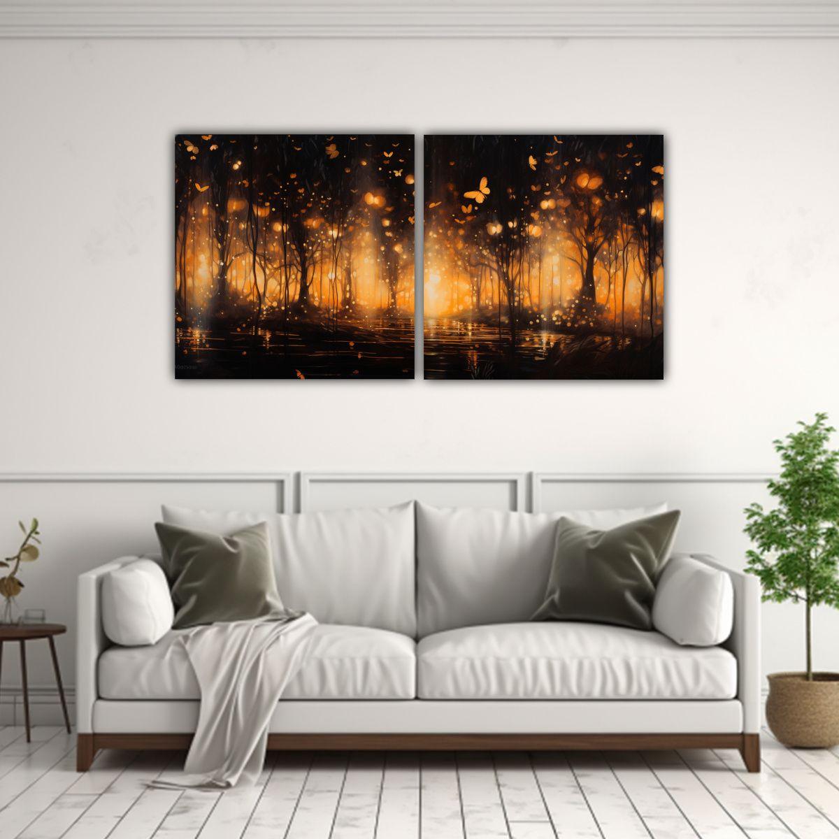 Pintura De Pared Con Movimiento único: Baile 80x40 Cm-2
