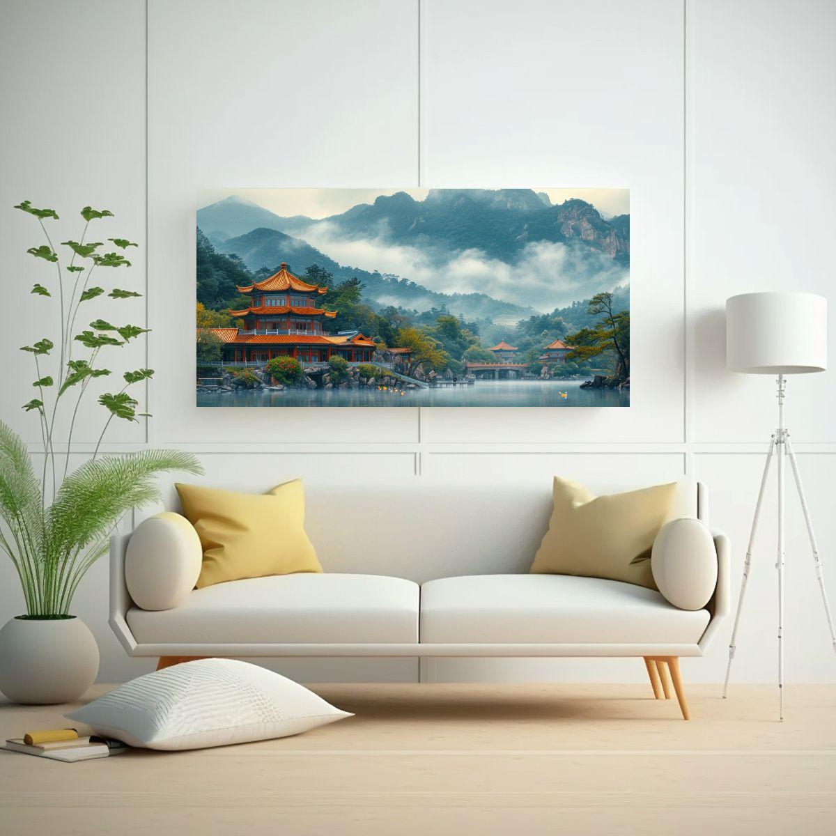 Foto Color Lienzo Vanguardia: Majestuoso Monte 140x70cm-2