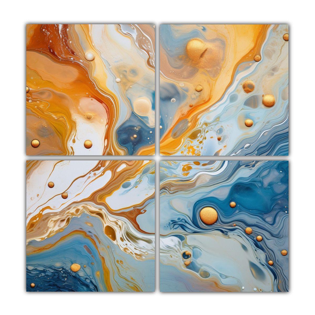 Cuadro De La Obra Maestra De Composición El Mar 80x80 Cm-0